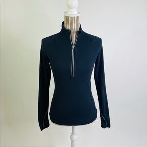 Lululemon U Turn Black & Silver Pullover Sweater
